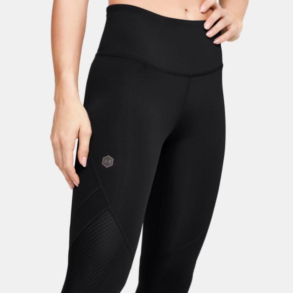 Under Armour Rush HeatGear Crop Workout Leggings - Picture 3 of 5